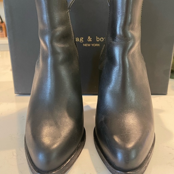 rag & bone high heel leather boots size 35 - Picture 4 of 6